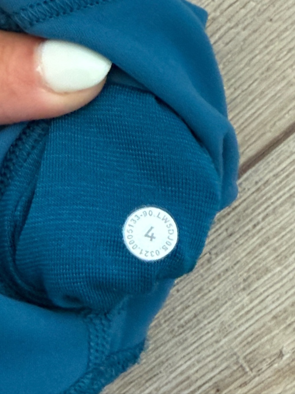 lululemon athletica Teal full length Leggings - Picture 3 of 4